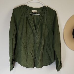 Universal Thread Forest Green Blouse